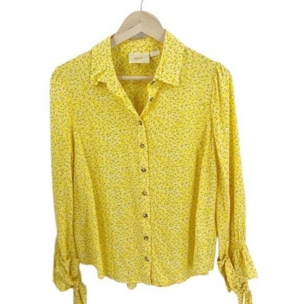 Anthropologie Maeve Blithe Button Down Blouse In … - image 5